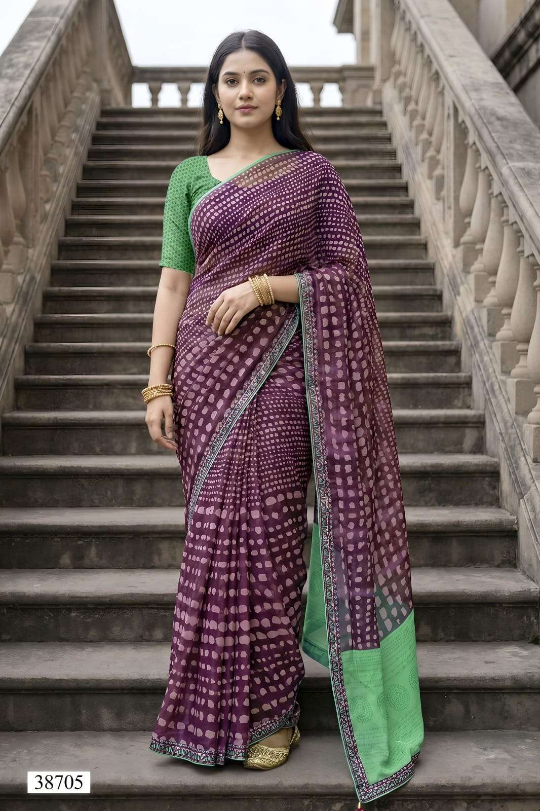 Vallabhi Vardani Vol 14 Weightless Abstract Print Saree Collection Wholesale