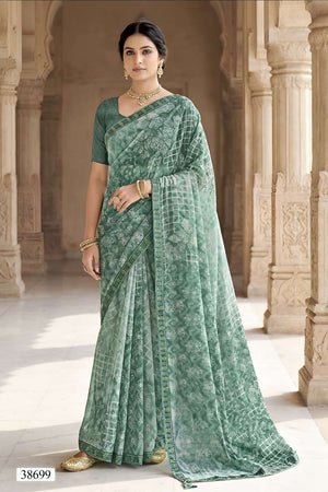 Vallabhi Vardani Vol 15 Weightless Abstract Print Saree Collection Wholesale - Amrah Wholesale