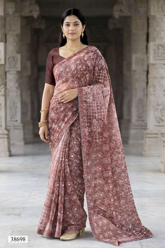 Vallabhi Vardani Vol 15 Weightless Abstract Print Saree Collection Wholesale - Amrah Wholesale