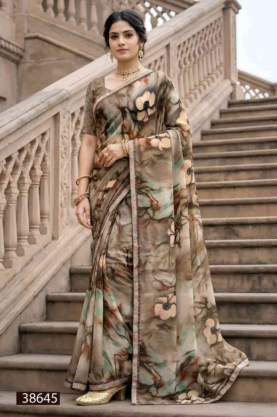 Vallabhi Vardani Vol 17 Weightless Floral Print Saree Collection Wholesale - Amrah Wholesale