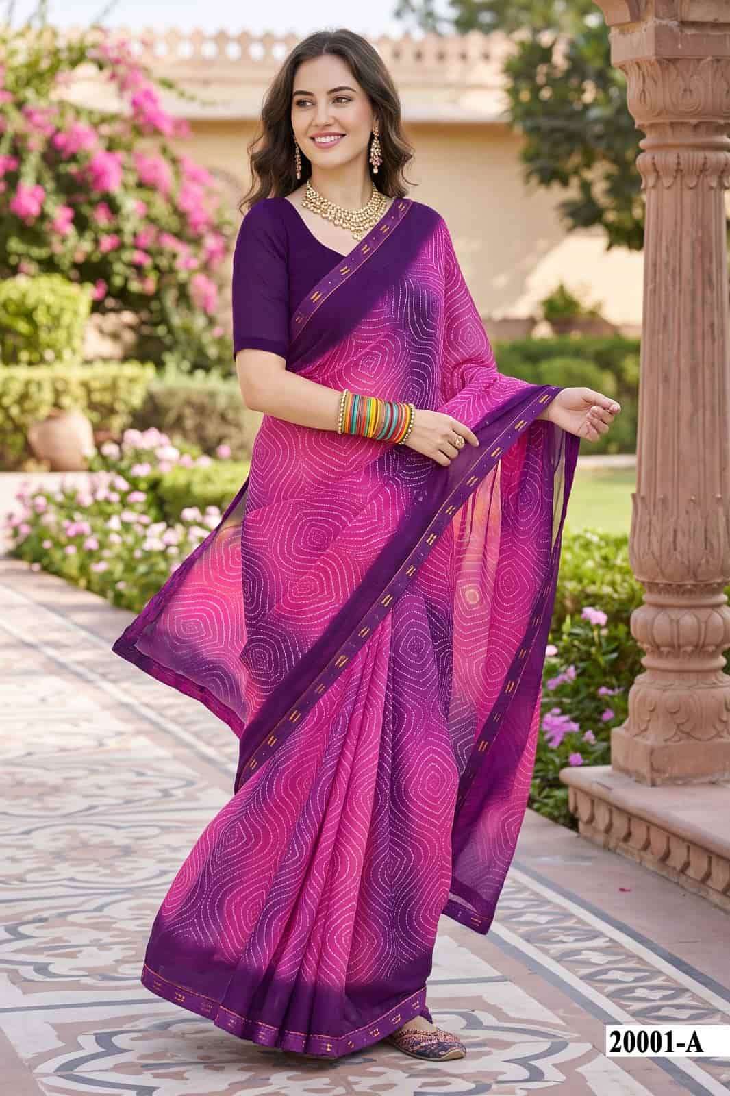Vallabhi Vardani Vol 20 Weightless Abstract Print Saree
