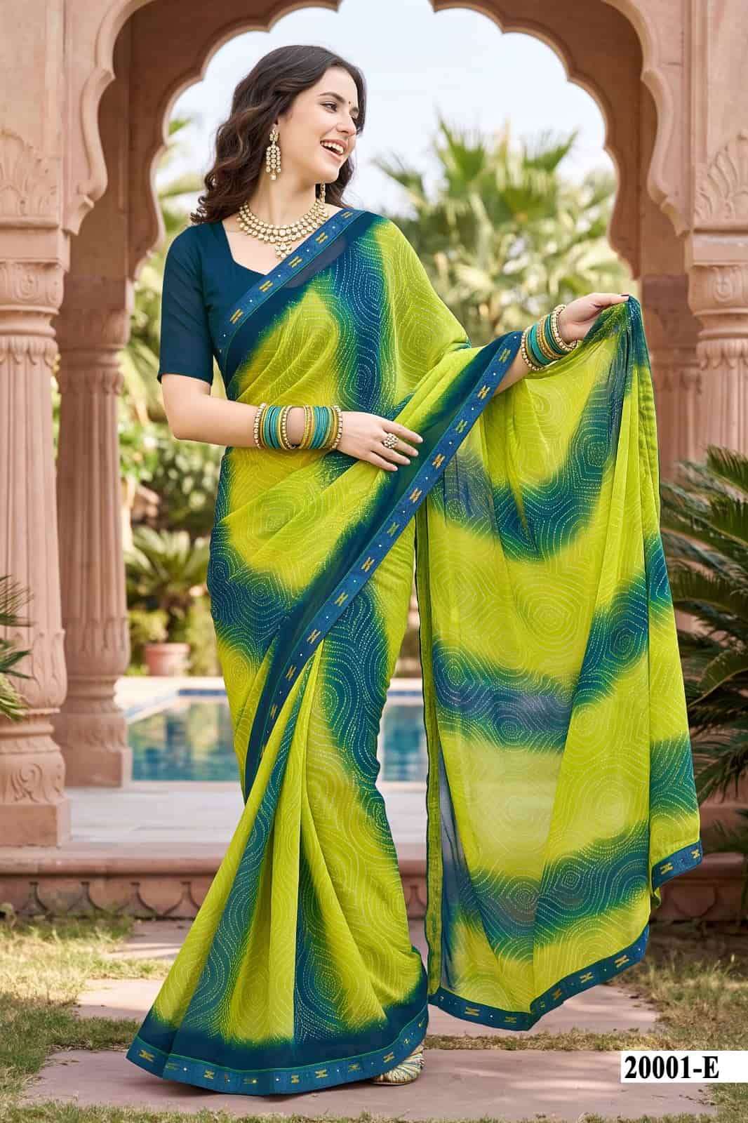 Vallabhi Vardani Vol 20 Weightless Abstract Print Saree