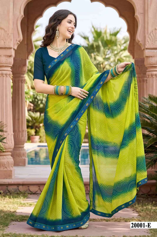 Vallabhi Vardani Vol 20 Weightless Abstract Print Saree