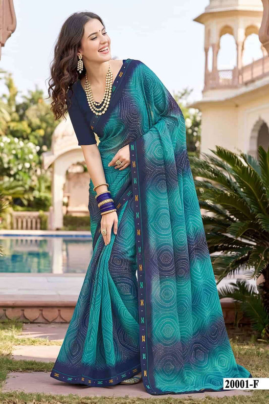 Vallabhi Vardani Vol 20 Weightless Abstract Print Saree