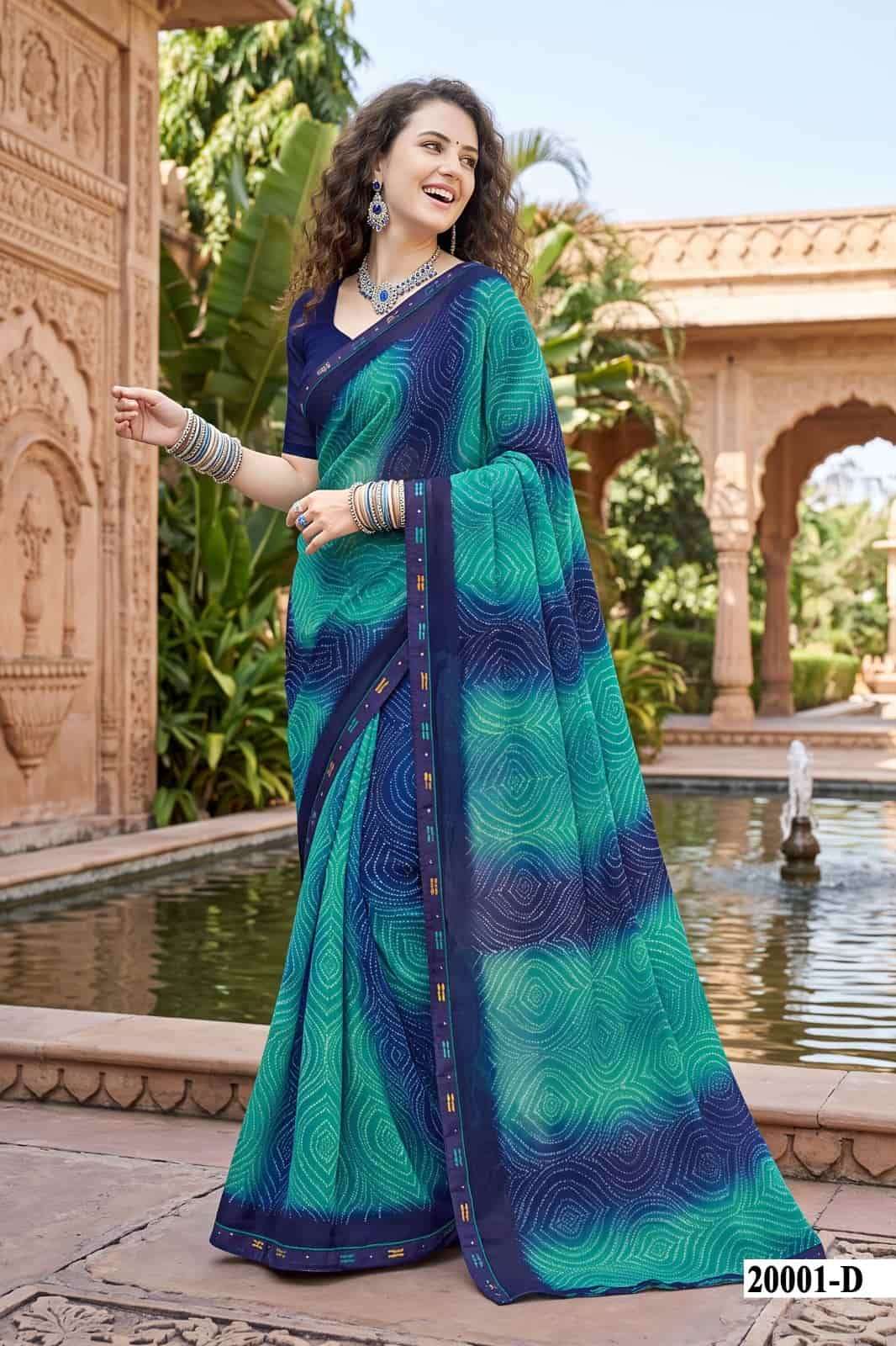 Vallabhi Vardani Vol 20 Weightless Abstract Print Saree