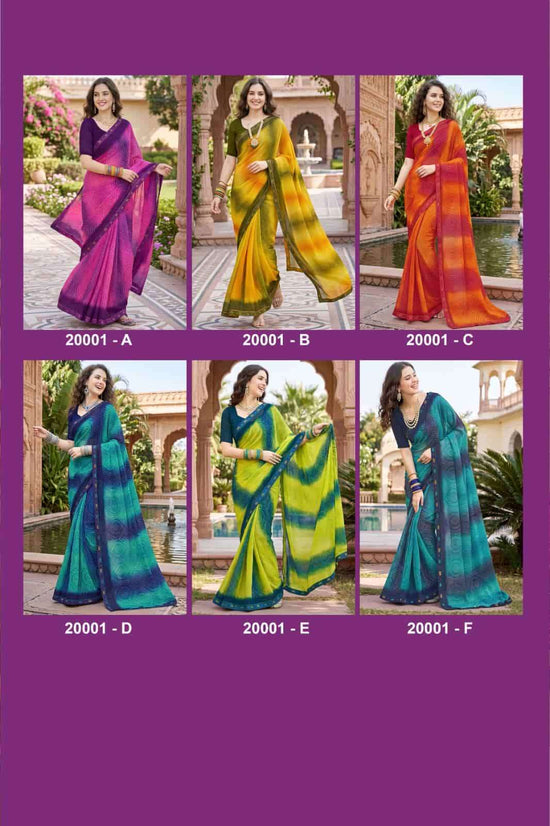 Vallabhi Vardani Vol 20 Weightless Abstract Print Saree