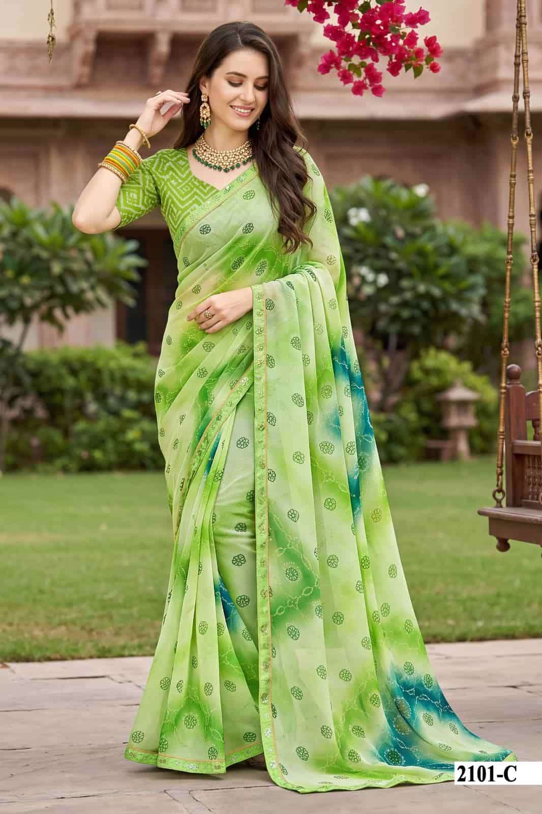 Vallabhi Vardani Vol 21 Weightless Floral Print Saree