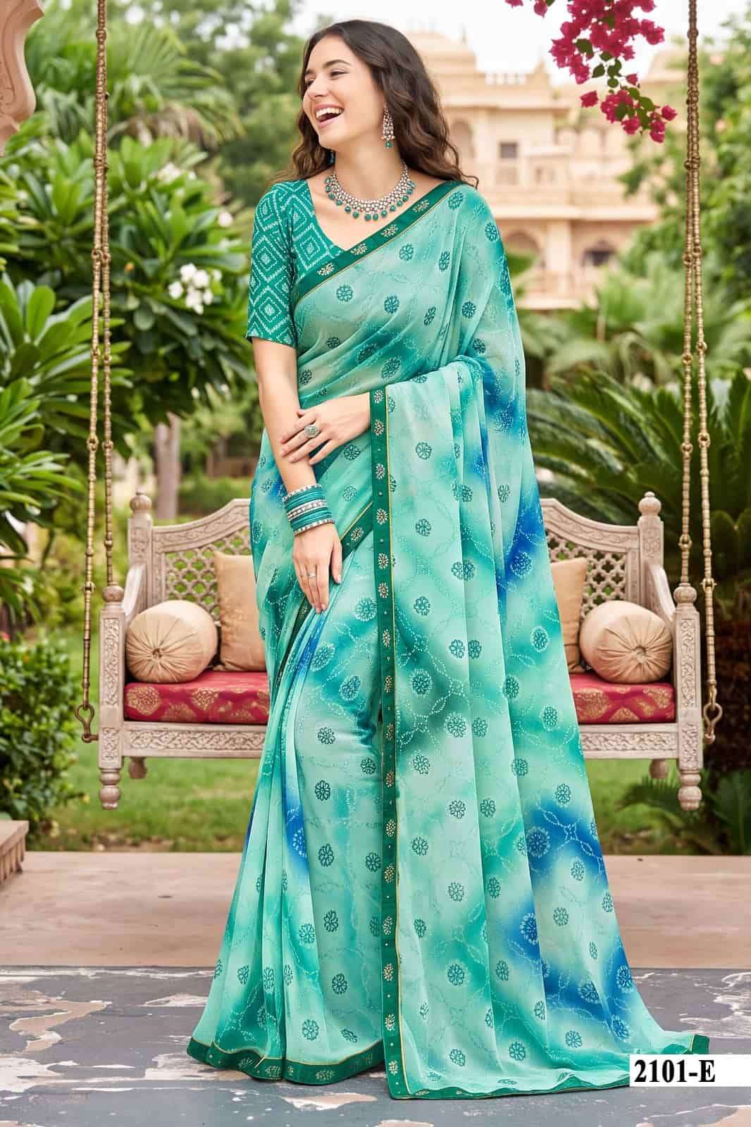 Vallabhi Vardani Vol 21 Weightless Floral Print Saree