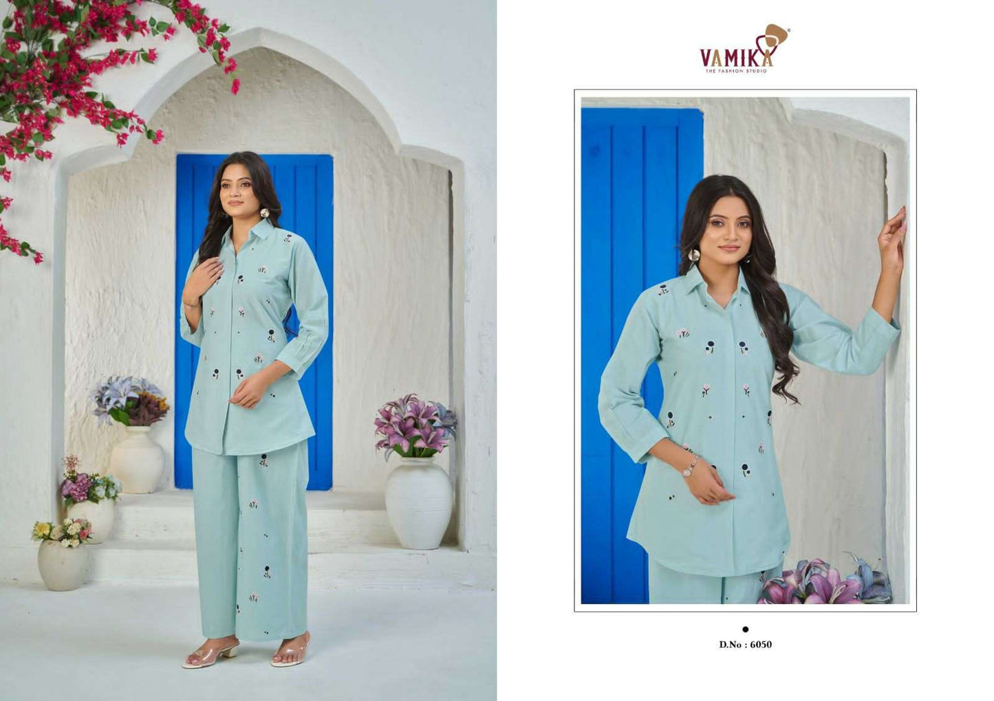 Vamika Elite Cambric Cotton Co Ord Set