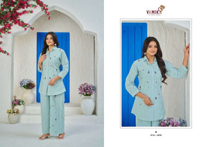 Vamika Elite Cambric Cotton Co Ord Set