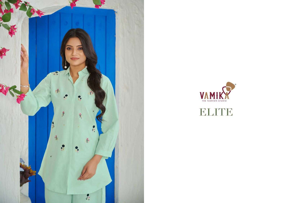 Vamika Elite Cambric Cotton Co Ord Set