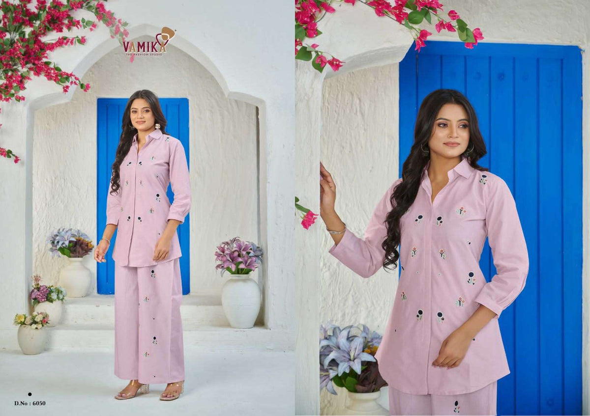 Vamika Elite Cambric Cotton Co Ord Set
