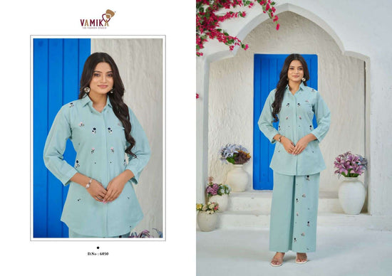 Vamika Elite Cambric Cotton Co Ord Set
