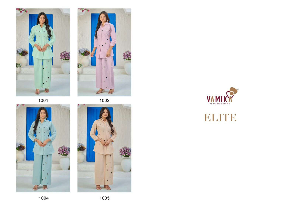 Vamika Elite Cambric Cotton Co Ord Set