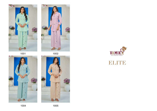 Vamika Elite Cambric Cotton Co Ord Set