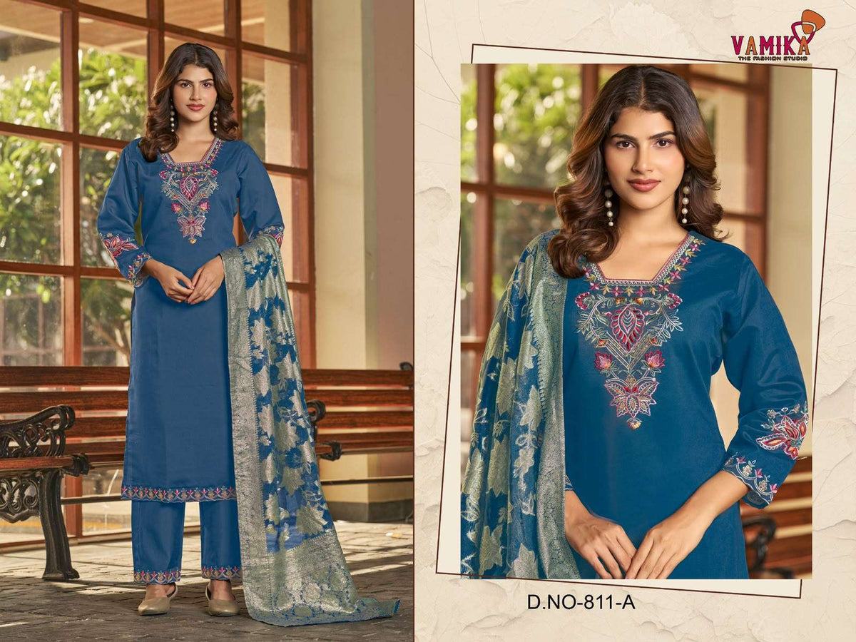 Vamika Fashion Aisha Readymade Designer Salwar Suit Set - Amrah Wholesale