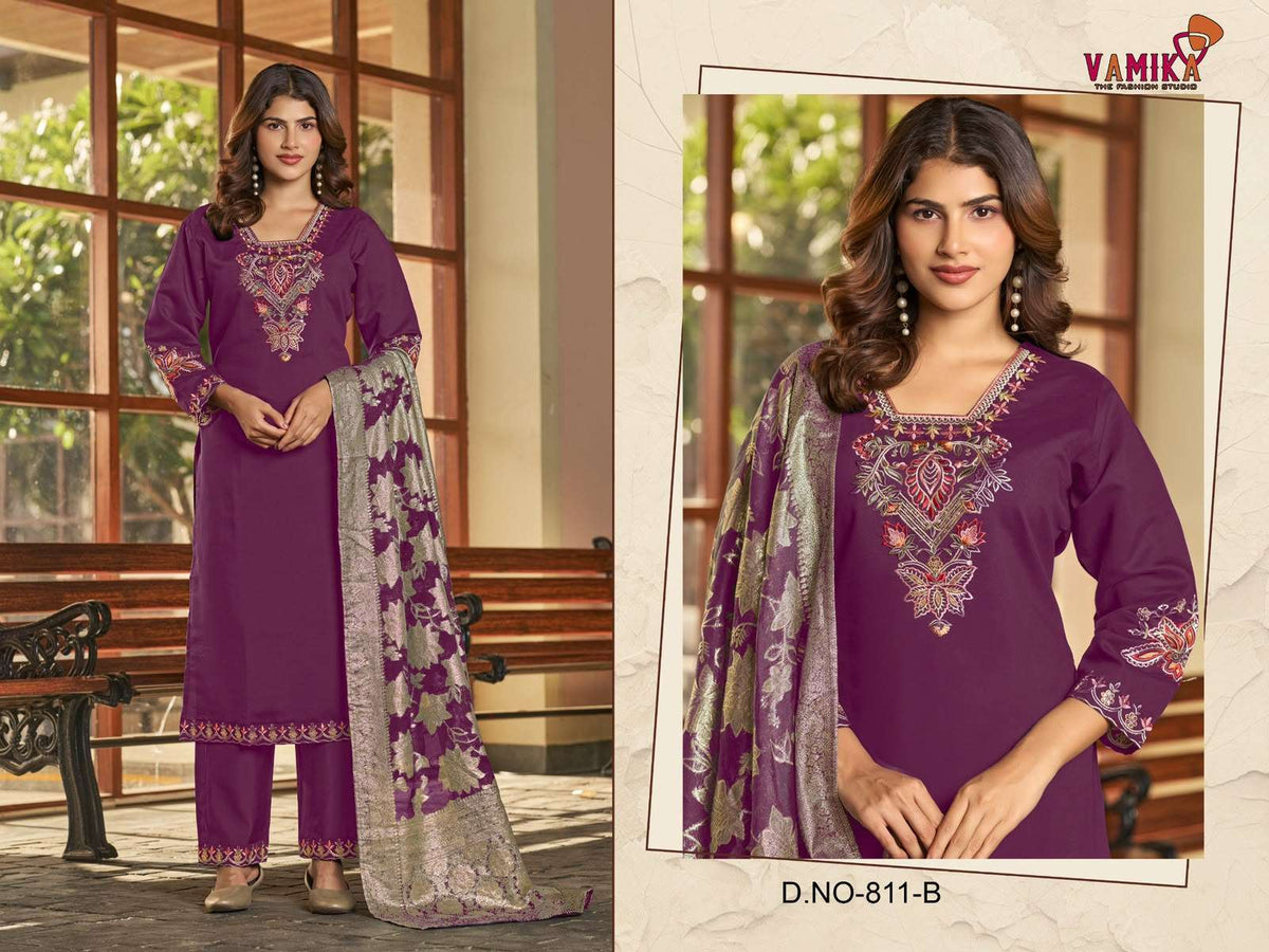Vamika Fashion Aisha Readymade Designer Salwar Suit Set - Amrah Wholesale