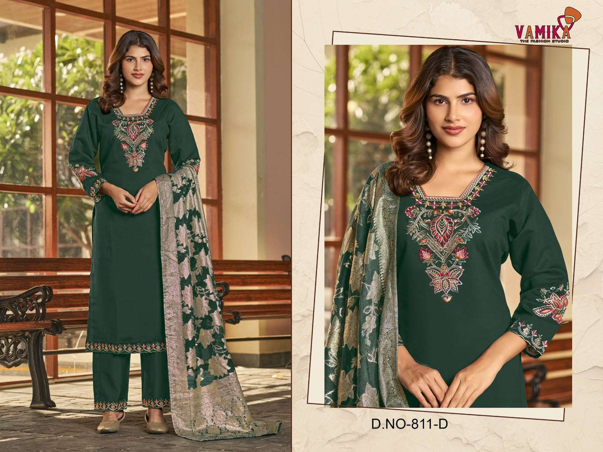 Vamika Fashion Aisha Readymade Designer Salwar Suit Set - Amrah Wholesale