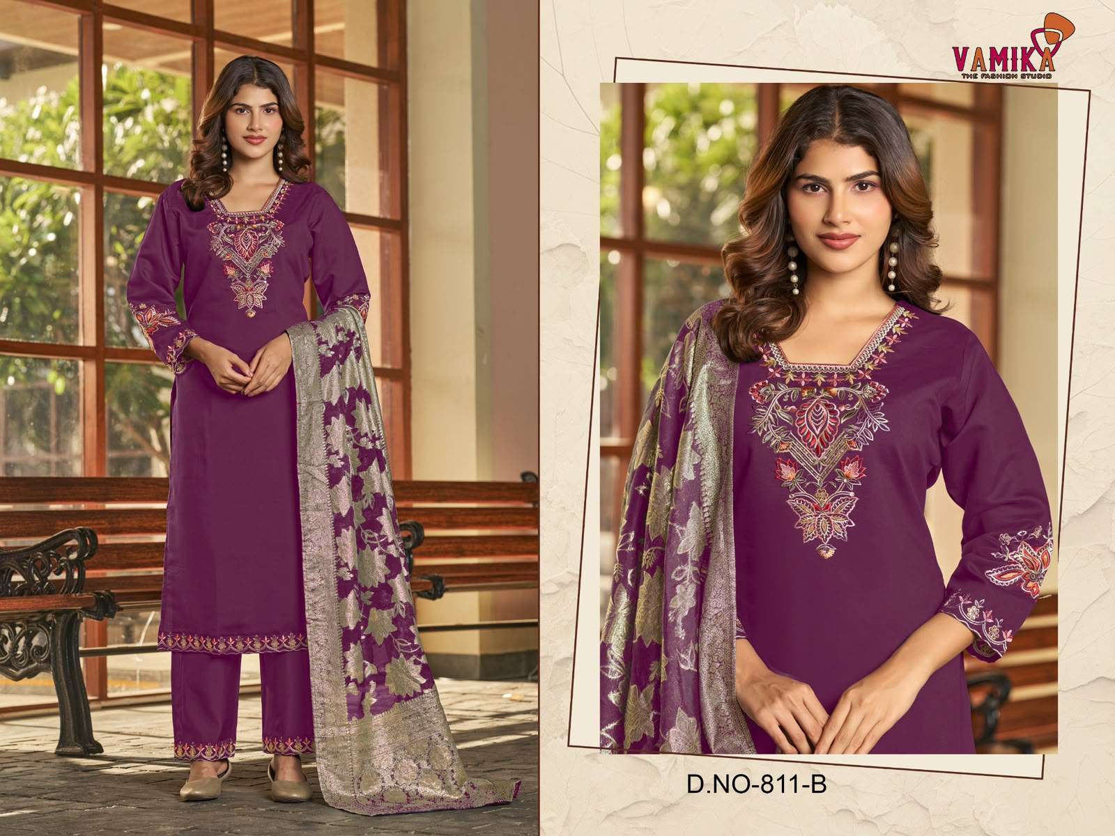 Vamika Fashion Aisha Readymade Designer Salwar Suit Set