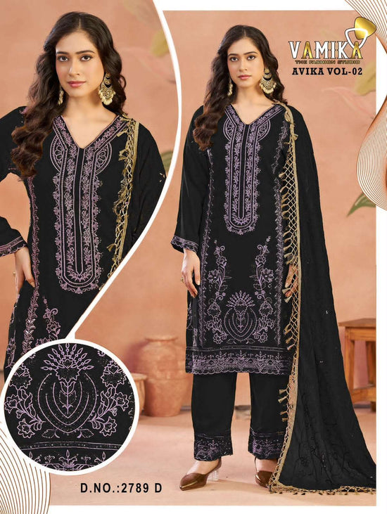 Vamika Fashion Avika Vol 2 Gazi Silk Salwar Suit Set - Amrah Wholesale
