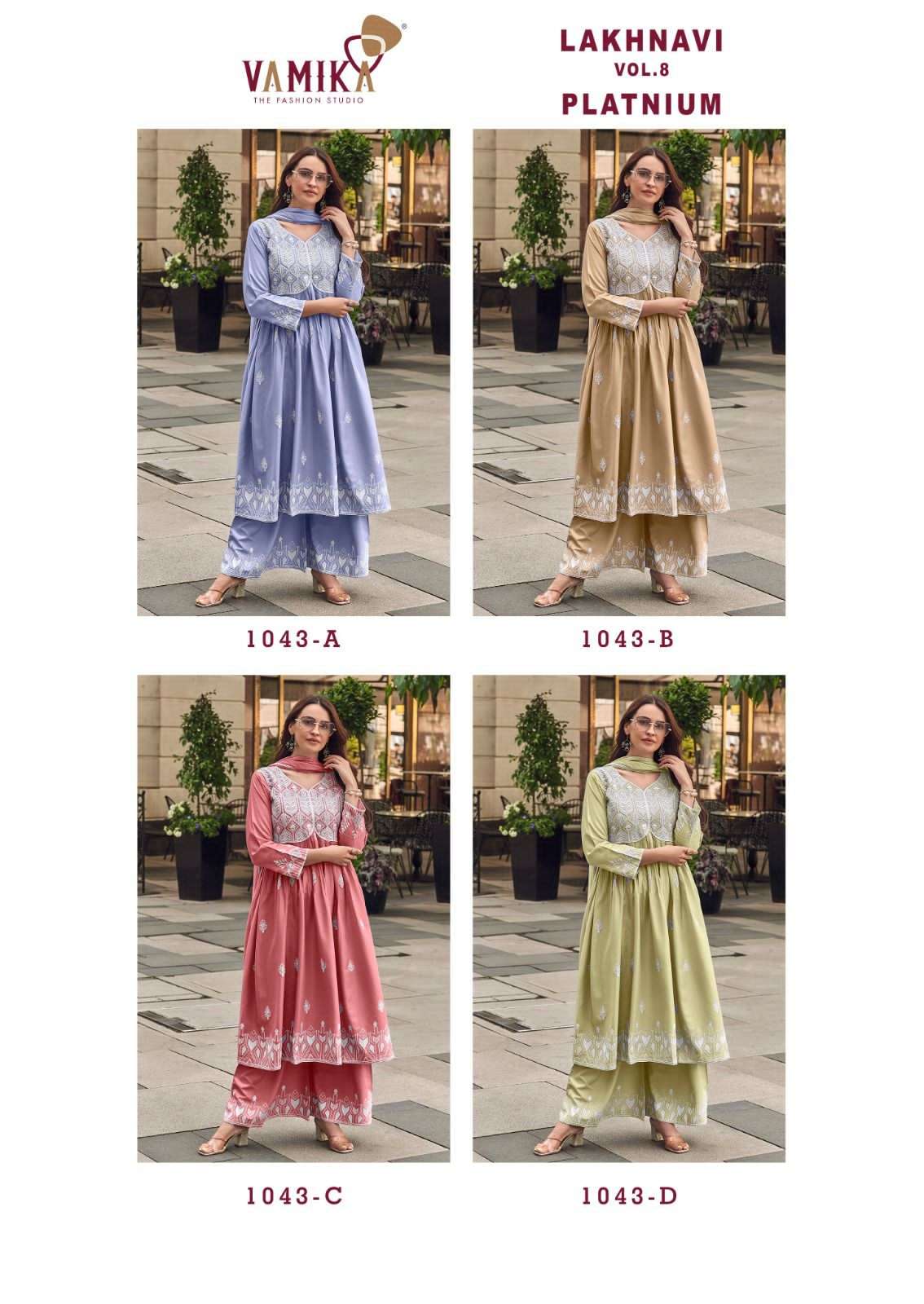 Vamika Lakhnavi Vol 8 Platnium - Amrah Wholesale