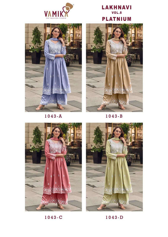 Vamika Lakhnavi Vol 8 Platnium - Amrah Wholesale
