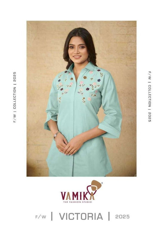 Vamika Victoria Kurti Pant Set - Amrah Wholesale