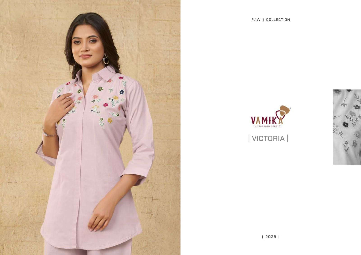 Vamika Victoria Kurti Pant Set - Amrah Wholesale