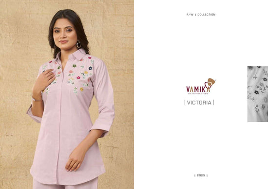 Vamika Victoria Kurti Pant Set - Amrah Wholesale