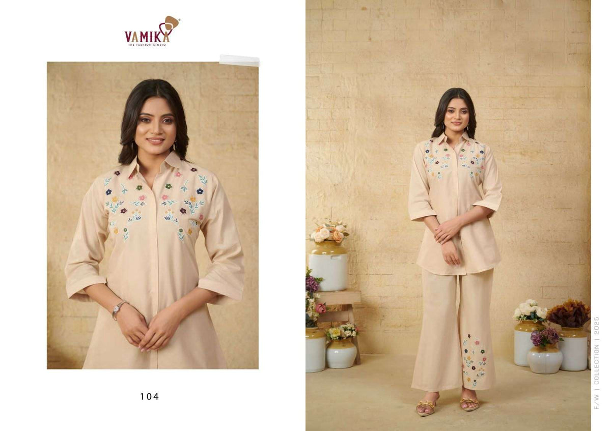 Vamika Victoria Kurti Pant Set - Amrah Wholesale