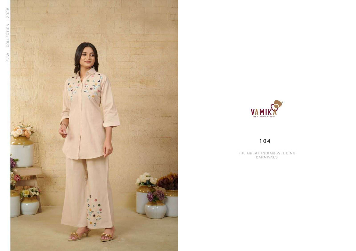 Vamika Victoria Kurti Pant Set - Amrah Wholesale