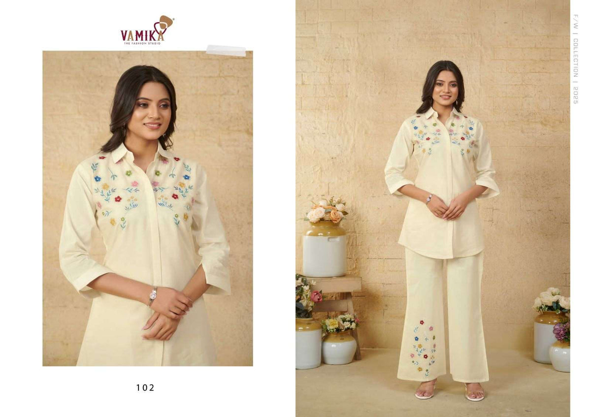 Vamika Victoria Kurti Pant Set - Amrah Wholesale