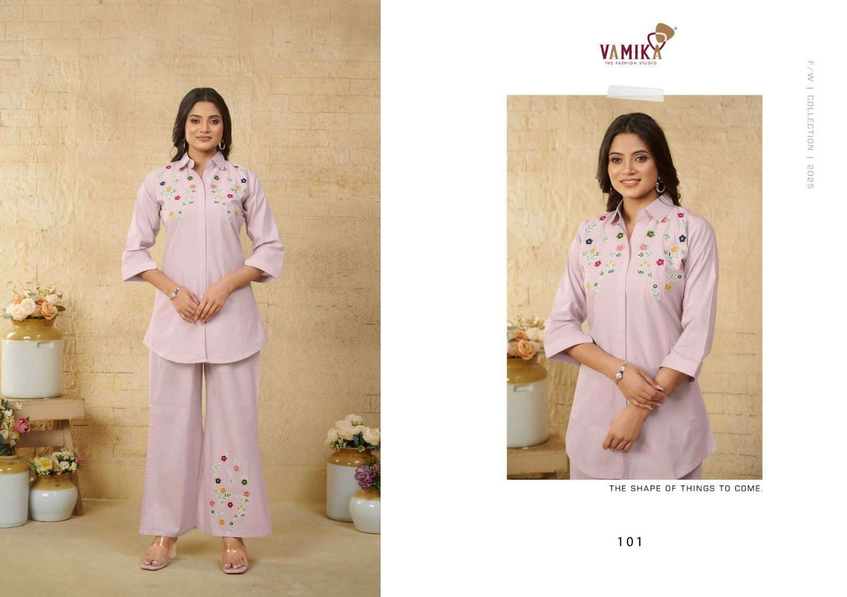 Vamika Victoria Kurti Pant Set - Amrah Wholesale