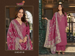 Vamika Fashion Zoya Stitched Viscose Salwar Suit Set