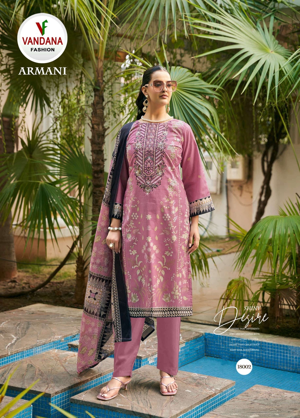 VANDANA FASHION ARMANI VOL-18 Cotton Printed Pakistani Suit
