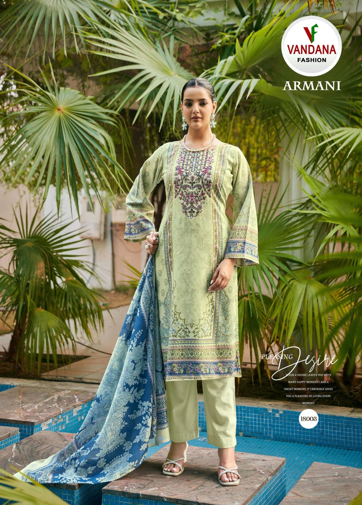 VANDANA FASHION ARMANI VOL-18 Cotton Printed Pakistani Suit