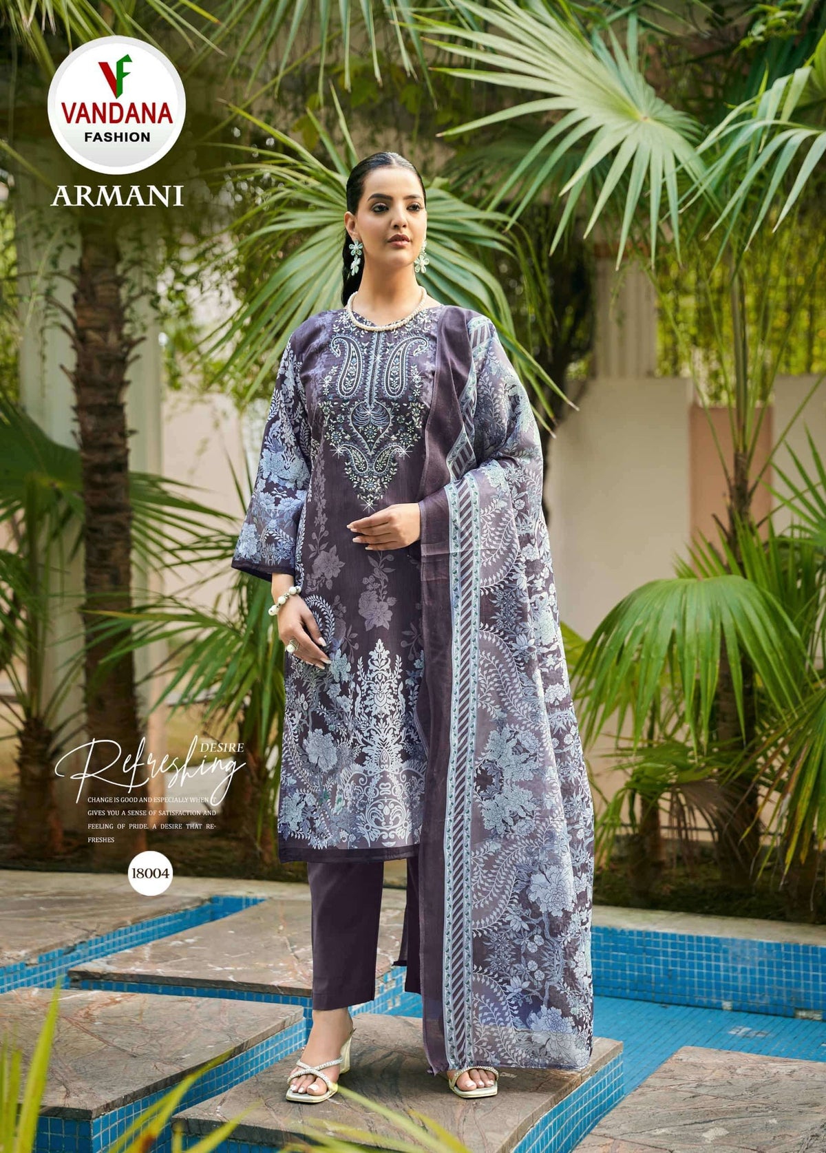 VANDANA FASHION ARMANI VOL-18 Cotton Printed Pakistani Suit