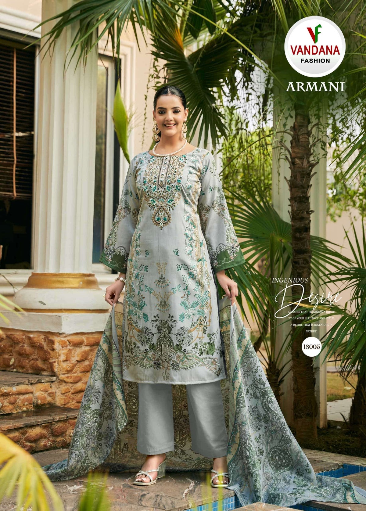 VANDANA FASHION ARMANI VOL-18 Cotton Printed Pakistani Suit