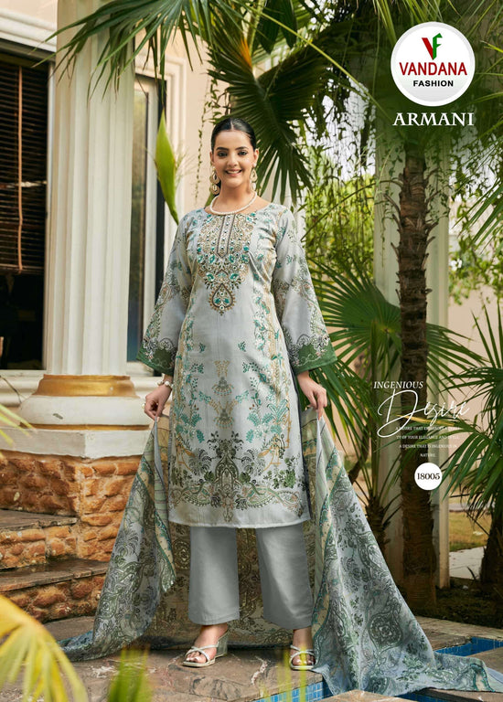 VANDANA FASHION ARMANI VOL-18 Cotton Printed Pakistani Suit