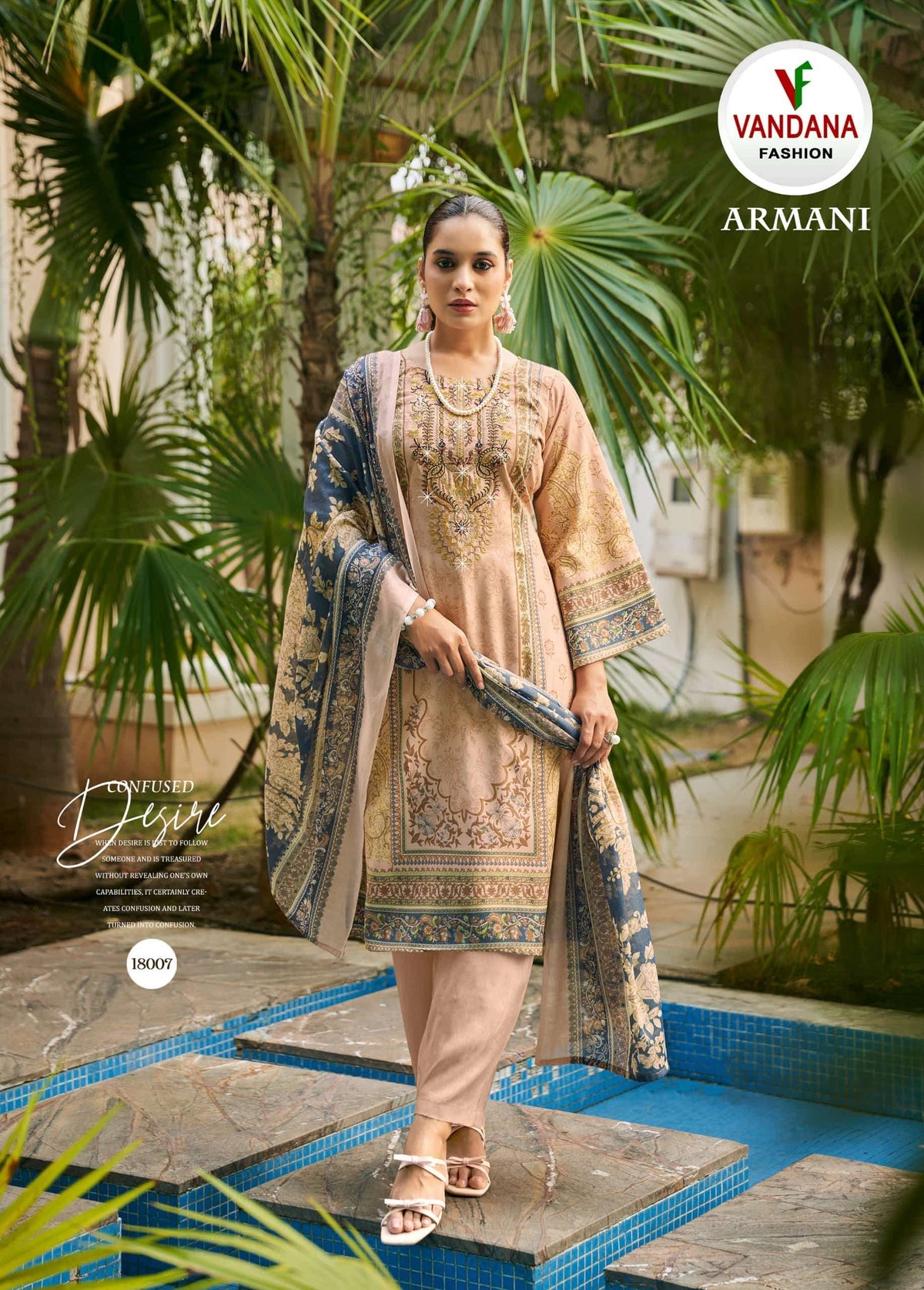 VANDANA FASHION ARMANI VOL-18 Cotton Printed Pakistani Suit