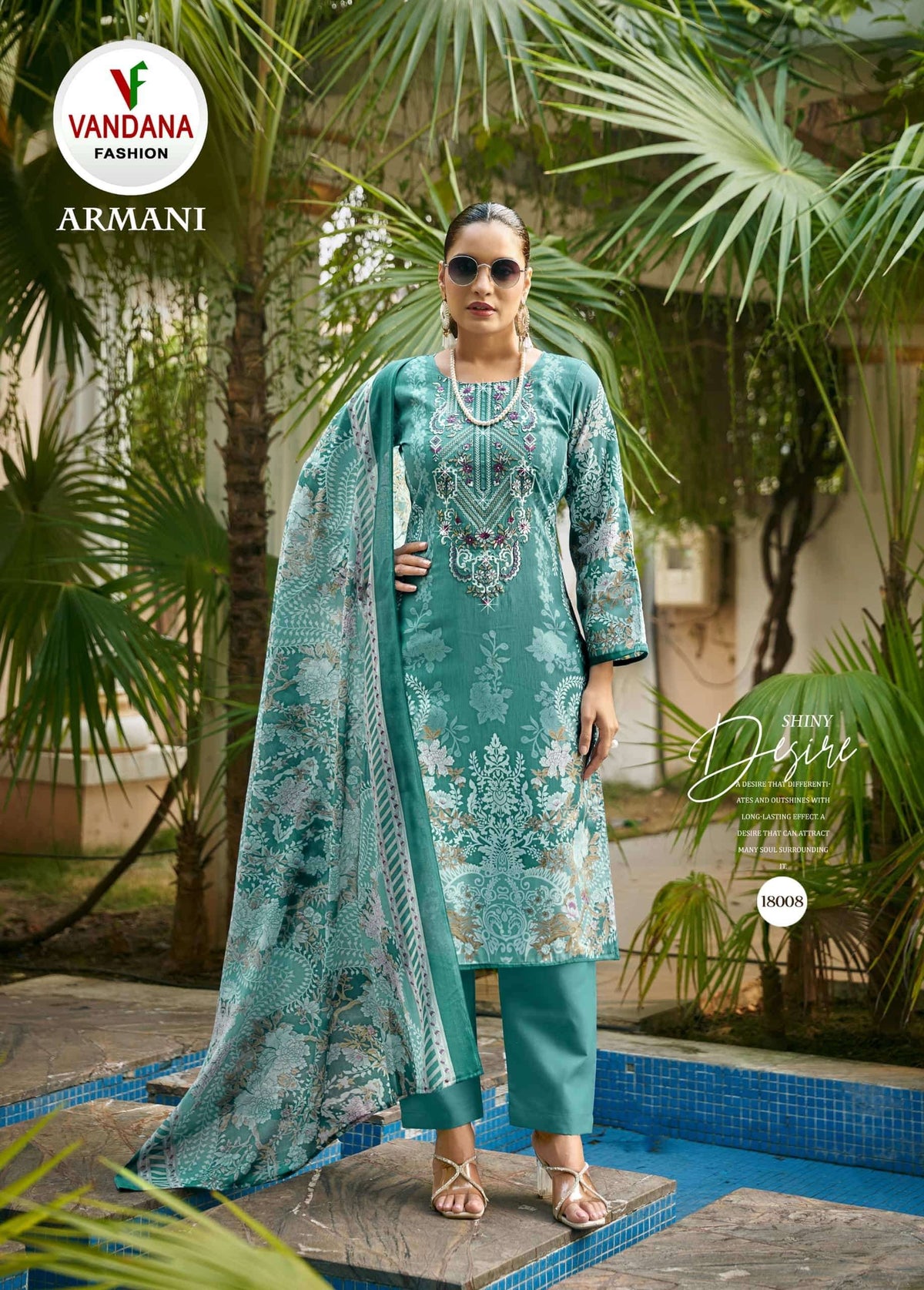 VANDANA FASHION ARMANI VOL-18 Cotton Printed Pakistani Suit