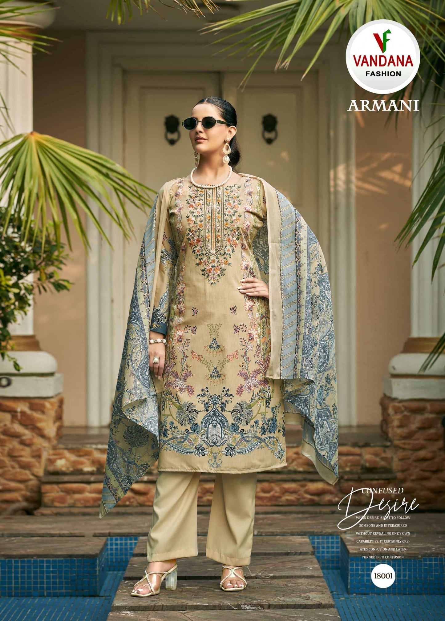 VANDANA FASHION ARMANI VOL-18 Cotton Printed Pakistani Suit