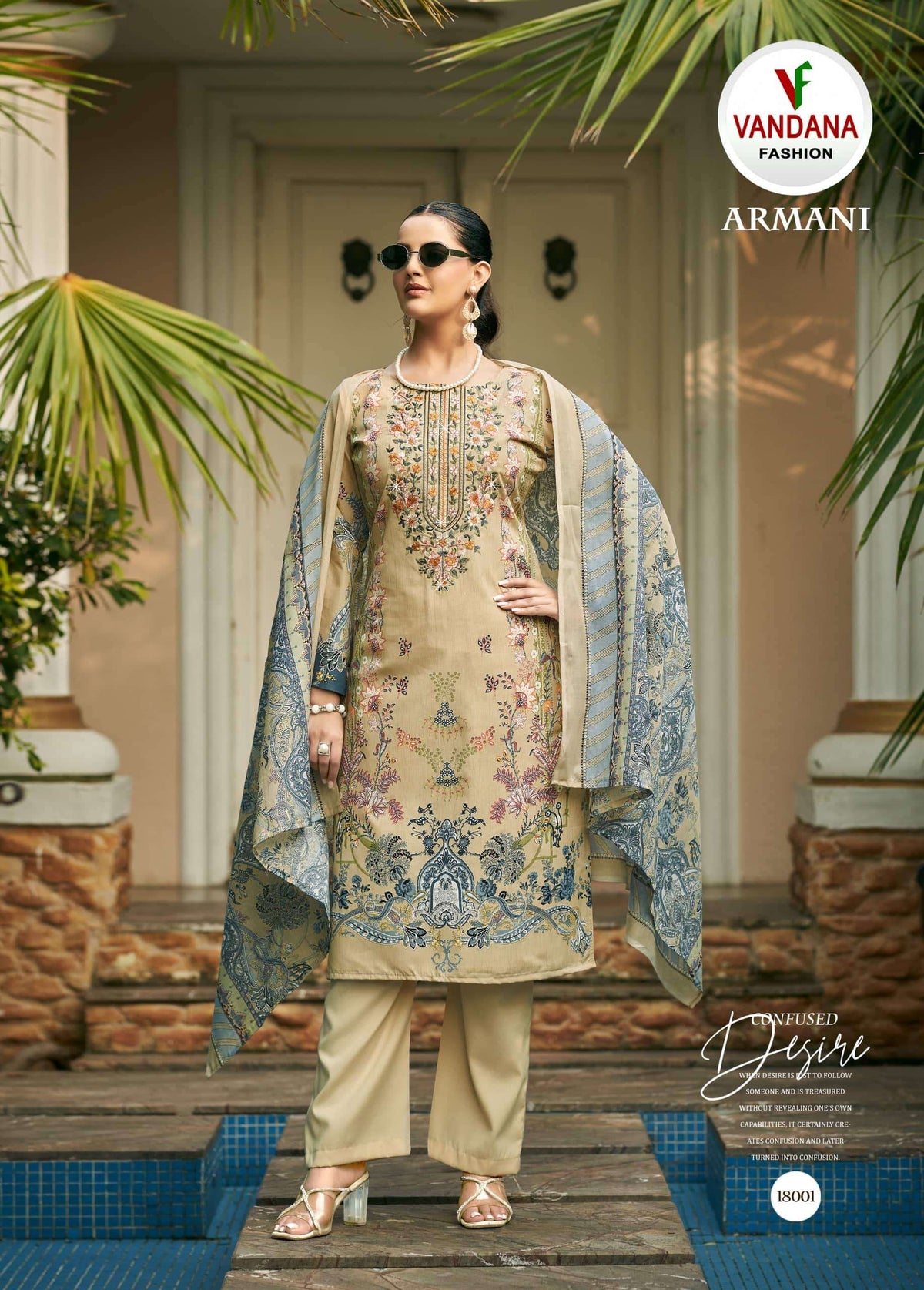 VANDANA FASHION ARMANI VOL-18 Cotton Printed Pakistani Suit