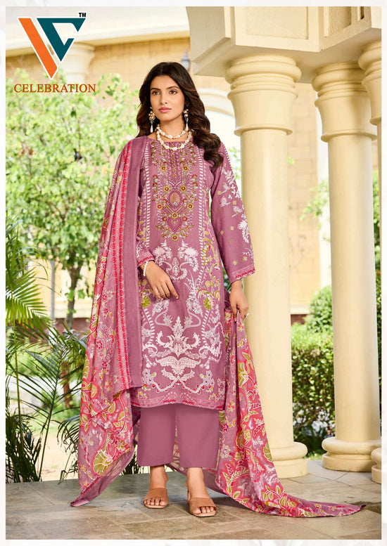 VANDANA CREATION Celebration Vol-2 Cotton Printed Unstitched Dress Material Wholesale