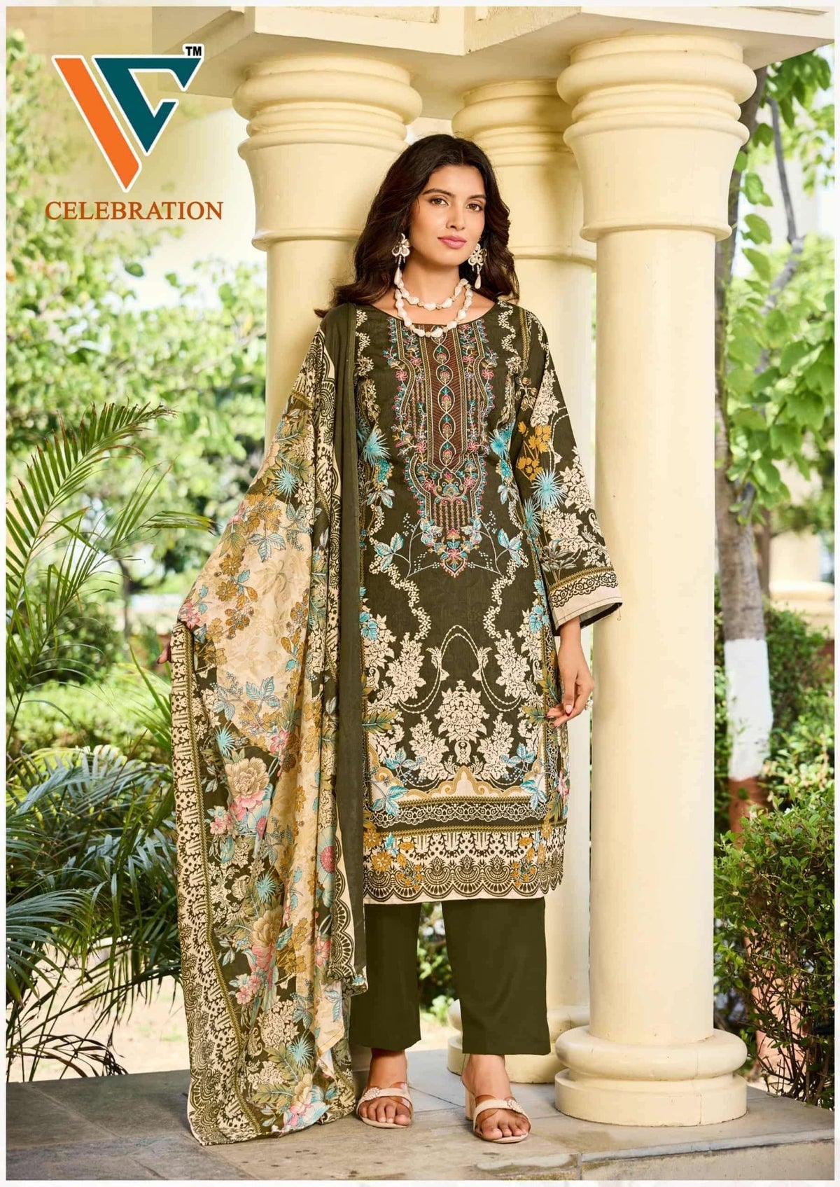 VANDANA CREATION Celebration Vol-2 Cotton Printed Unstitched Dress Material Wholesale - Amrah Wholesale