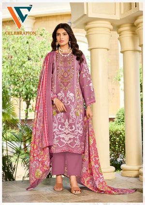 VANDANA CREATION Celebration Vol-2 Cotton Printed Unstitched Dress Material Wholesale - Amrah Wholesale