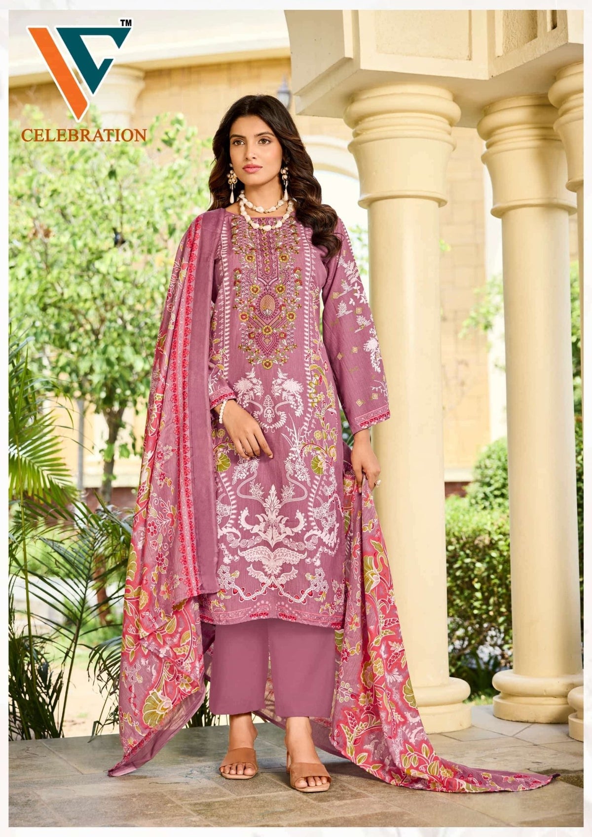 VANDANA CREATION Celebration Vol-2 Cotton Printed Unstitched Dress Material Wholesale - Amrah Wholesale