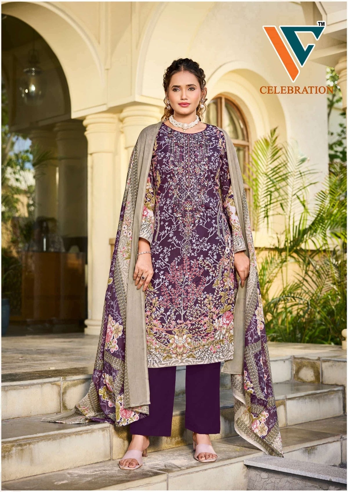 VANDANA CREATION Celebration Vol-2 Cotton Printed Unstitched Dress Material Wholesale - Amrah Wholesale