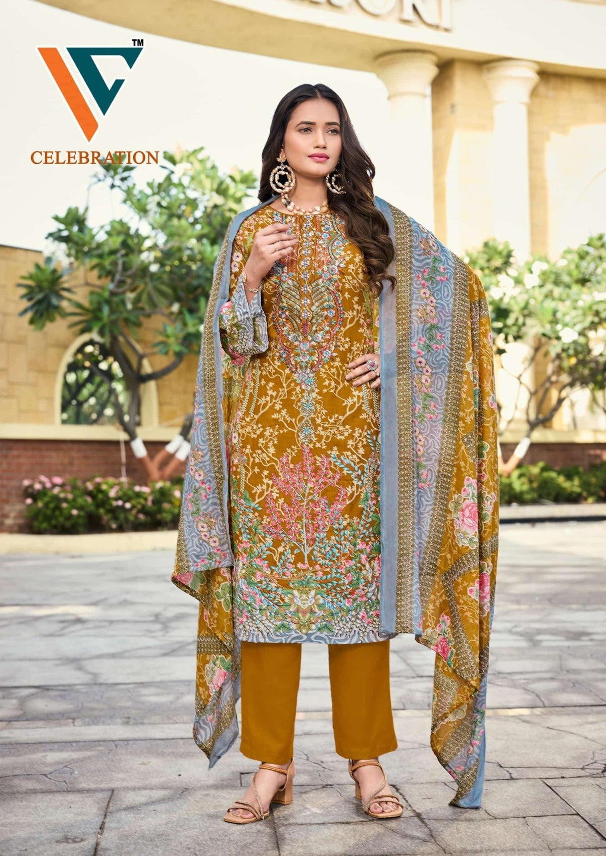 VANDANA CREATION Celebration Vol-2 Cotton Printed Unstitched Dress Material Wholesale - Amrah Wholesale