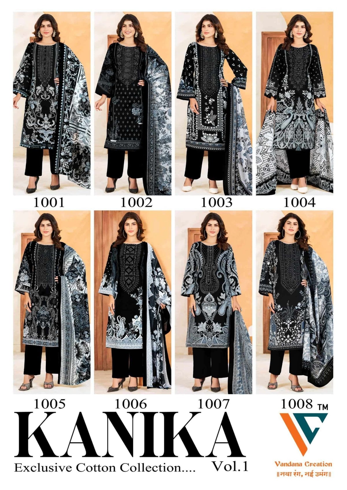 Vandana Creation Kanika Cotton Printed Dress Material - Amrah Wholesale
